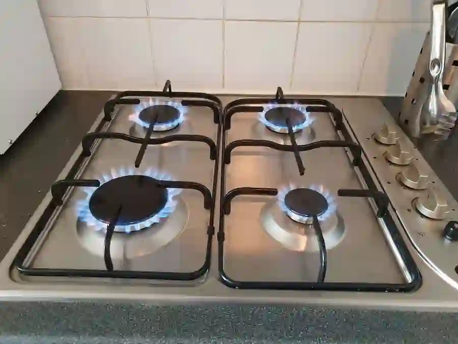 Lit gas hob — gas engineering by Marple Flame